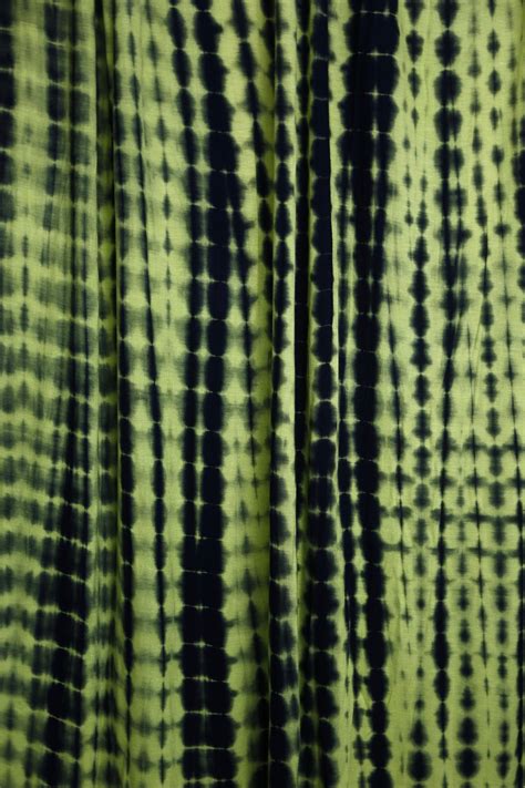 Lime/black Tie Dye Fabric by the Yardrayon Spandex Fabric - Etsy