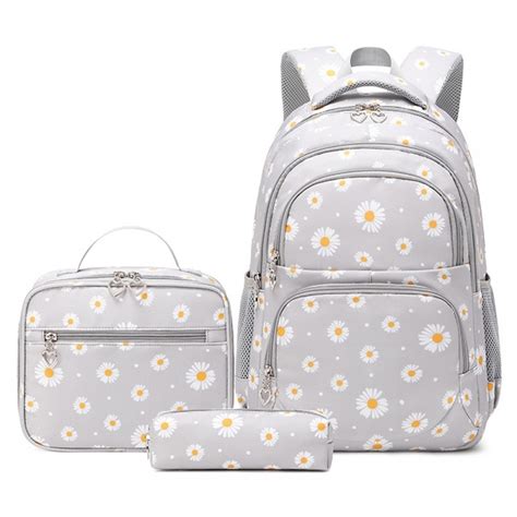 Daisy Bookbag School Backpack for Girls Large Capacity Kids Bags wth ...