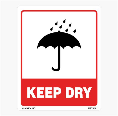 Keep Dry Labels - Keep Dry, HD Png Download - kindpng