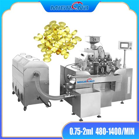 CE cGMP Softgel Gelatin Capsules Filling Machine Fish/Oval/Oblong Shape ...