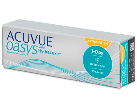 Acuvue Oasys 1-Day with HydraLuxe for Astigmatism (30 lenses) | Alensa UK