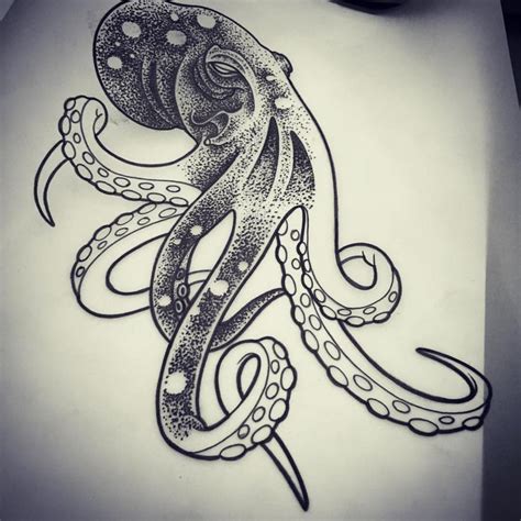 Cunning dotwork octopus tattoo design - Tattooimages.biz | Octopus tattoo design, Octopus tattoo ...