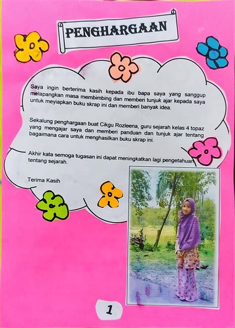 Buku Skrap Sejarah Tahun 4 Sekolah Saya / Contoh Buku Skrap Yang ...