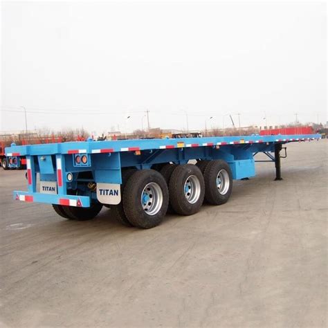 20/40 ft Flatbed Trailer for Sale in Guinea - TITAN Vehicle