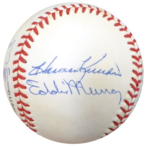 500 HR Club Autographed Signed Official NL Baseball With 10 Total ...