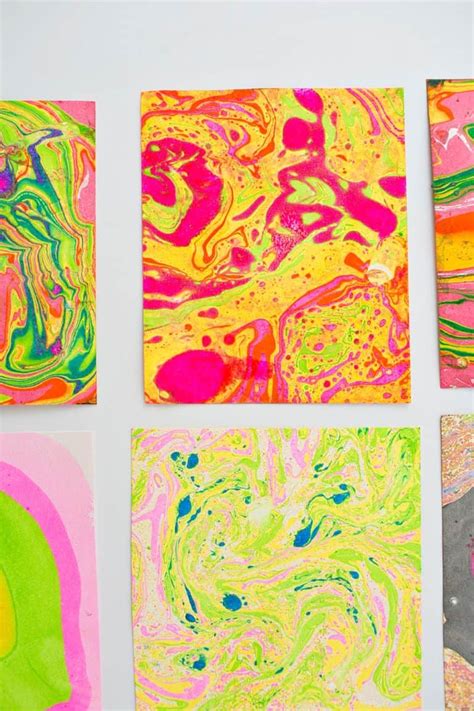 EASY DIY PAPER MARBLING AT HOME - hello, Wonderful