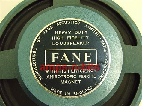 Fane Guitar Speakers