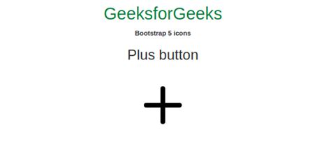 Bootstrap 5 Icons - GeeksforGeeks