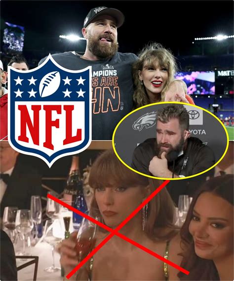 Jason Kelce speaks out about the NFL banning Taylor Swift from the Super Bowl, "She's so ...