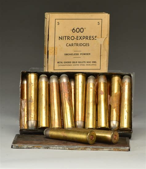 Lot - KYNOCH 600 NITRO EXPRESS AMMUNITION.