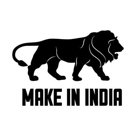 Make in india logo vector 26783505 Vector Art at Vecteezy