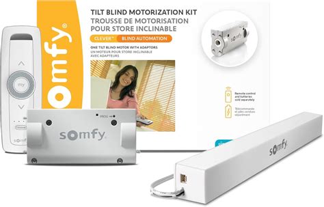 Somfy Clever Tilt Blind Motor Kit - Fits Your Existing 2" Horizontal ...