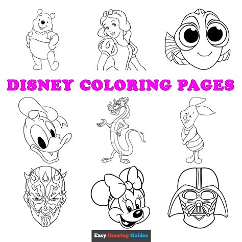 Disney Coloring Pages Download