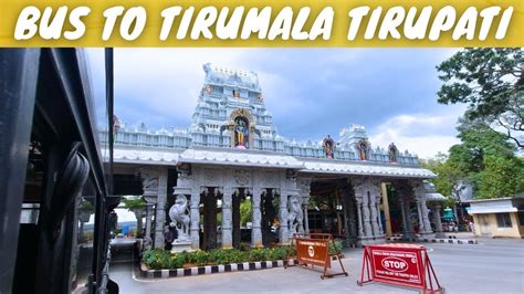 How to reach Tirupati Railway station to Tirumala Temple - YouTube