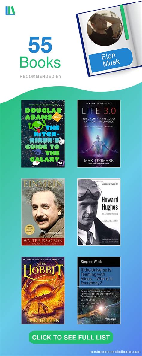 Elon Musk's Reading List | Elon musk book, Book recommendations, Elon ...