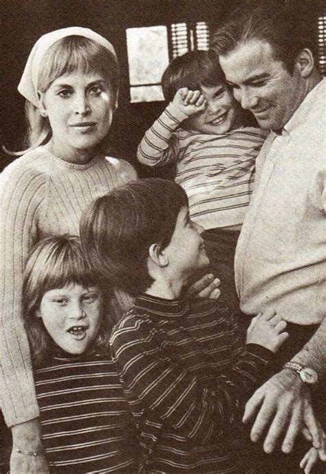 William Shatner with his family. 1st wife Gloria Rand (m 1956-69). They ...