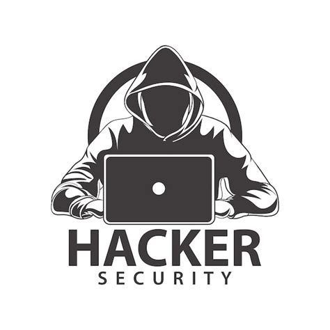 Premium Vector | Hacker internet computer security technology logo concept