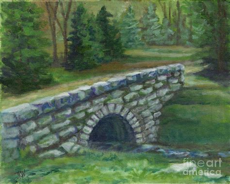 Stone Bridge Painting by Judith Whittaker