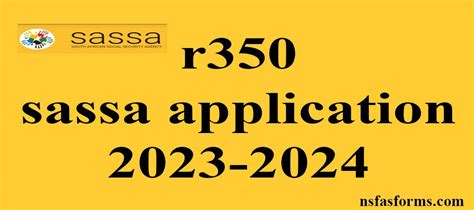 r350 sassa application 2023-2024