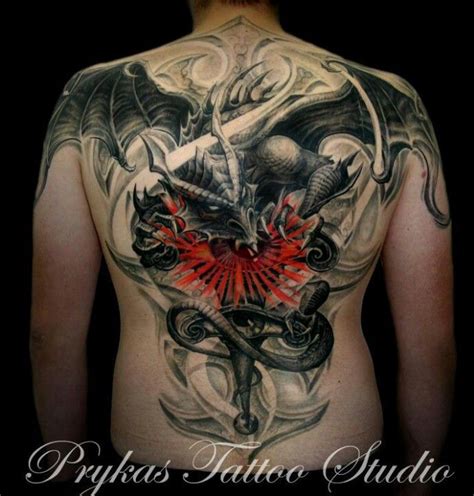 Dragon fire | Tattoos, Dragon tattoo, Dragon tattoo back