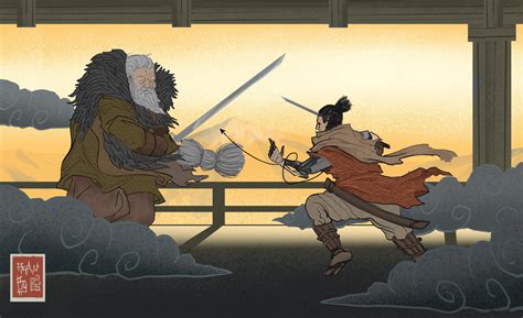 Did some Sekiro art for a friend. : r/gaming