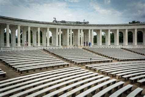 The Arlington Memorial Amphitheater at Arlington National Cemetery, in ...