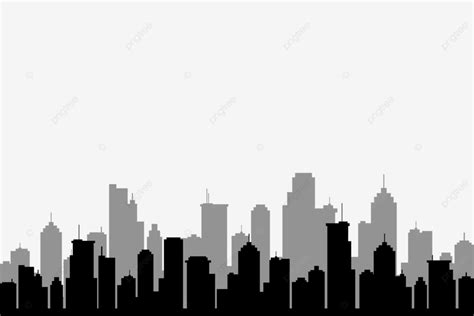 Silueta De Edificios Altos En La Ciudad Vector PNG , Edificio Alto, Ciudad, Silueta PNG y Vector ...