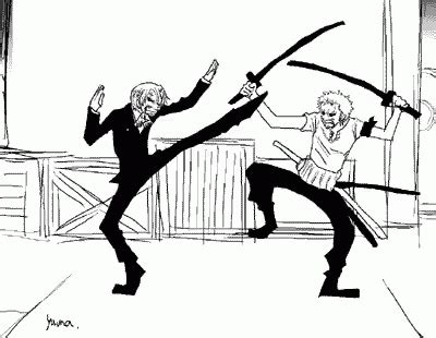 Zoro Sanji GIF - Zoro Sanji Fight - Discover & Share GIFs