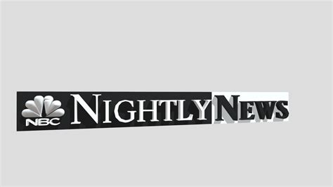 NBC Nightly News Logo - Download Free 3D model by jds383187 [796bf94 ...