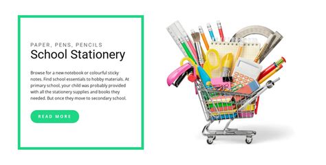 School stationery Template