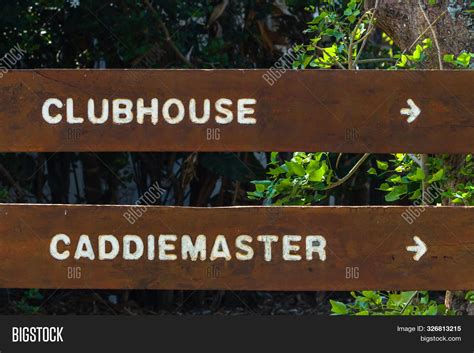 Golf Course Signs Image & Photo (Free Trial) | Bigstock