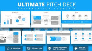 #3 Ultimate Pitch Deck PowerPoint Template & Google Slides