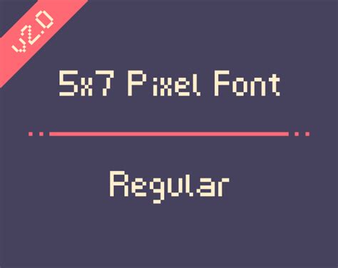 Devlog - Kron's 5x7 Pixel Font Regular by actuallyKron