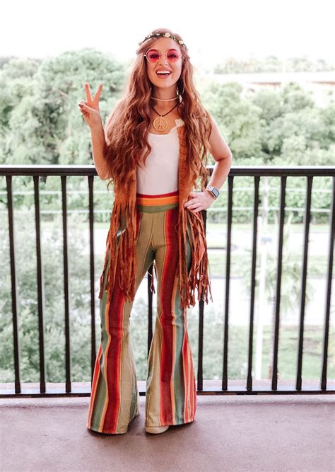 How to dress like a cute hippie for halloween | gail's blog