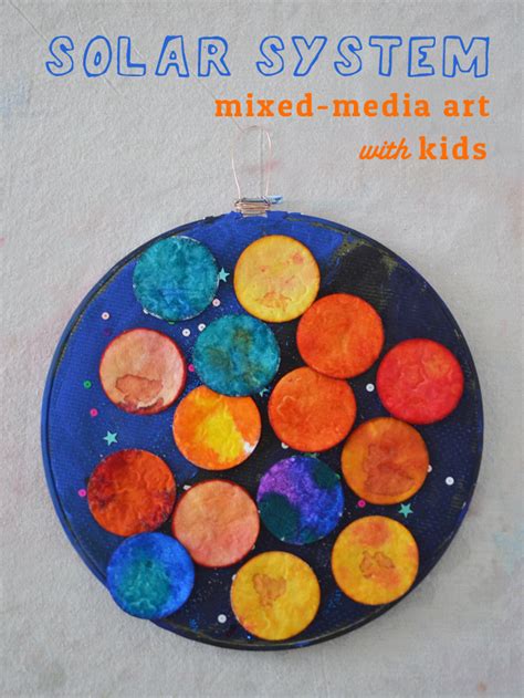 Solar System Mixed-Media Art with Kids - ARTBAR