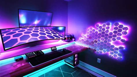 DIY RGB Lighting for your Gaming Setup! 🌈 | How to make | Gaming room setup, Gaming setup, Setup