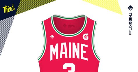 Maine Red Claws Away — Third Sports Design by Dean Robinson