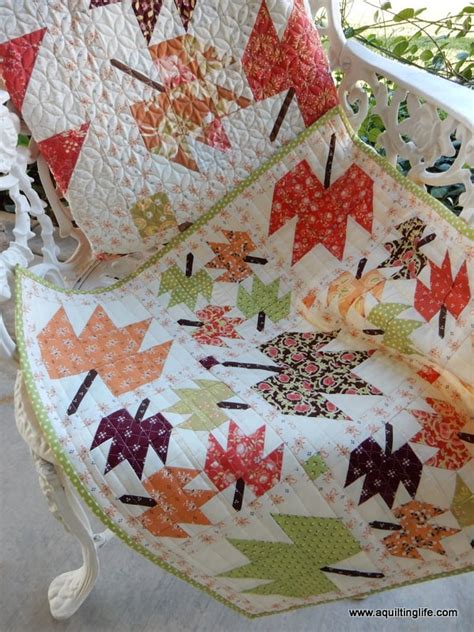 Fall Leaves Mini Quilt | A Quilting Life