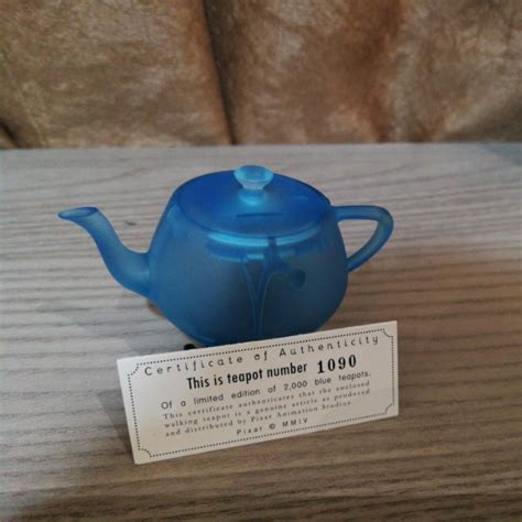 Limited Edition PIXAR-Renderman Walking Teapot Collectible, Hobbies & Toys, Toys & Games on ...