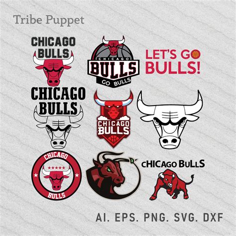 Chicago Bulls Logo Vector set - MasterBundles