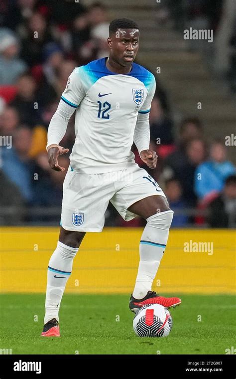 London, UK. 17th Oct, 2023. Marc Guehi (Crystal Palace) of England ...