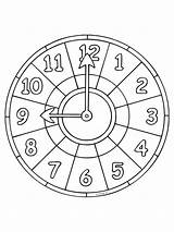 Clock Coloring Pages To Print  Free Printable sketch template