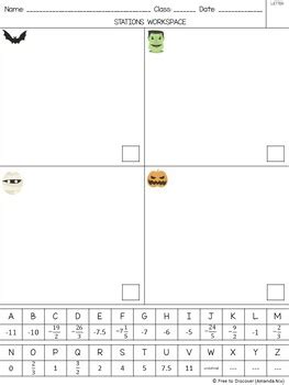 Halloween Math Activity - Calculating Rate of Change by Free to Discover