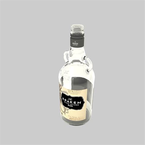 3D model bottle kraken rum - TurboSquid 1488081