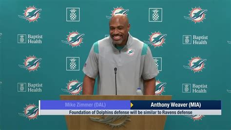 Anthony Weaver on opportunity of joining Miami Dolphins as defensive ...