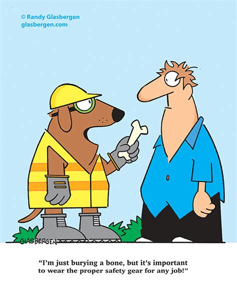 TODAYS CARTOON by Randy Glasbergen | Safety cartoon, Workplace safety ...