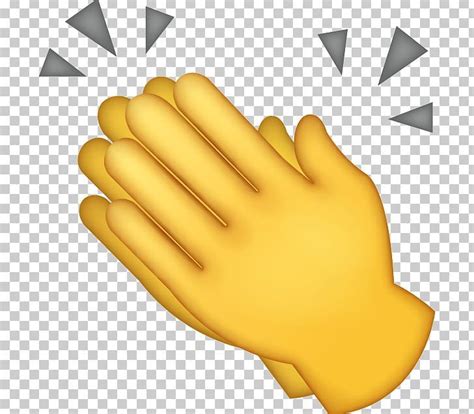 Clapping Emoji Applause Emoticon PNG - applause, clapper, clapping, computer icons, emoji | Clap ...