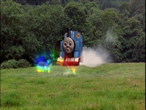 In Thomas and the Magic Railroad (2000), Thomas the Tank Engine noclips through the ground ...