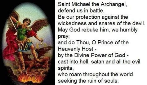 St Michael Prayer Wallpaper - WallpaperSafari