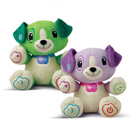 LeapFrog My Pal Scout or My Pal Violet Personalized Plush Learning Toy ...